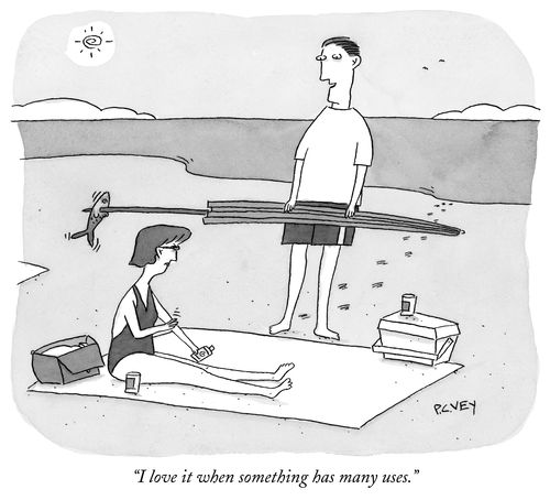 "I love it when something has many uses."
