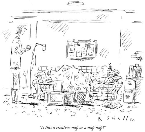 "Is this a creative nap or a nap nap?"