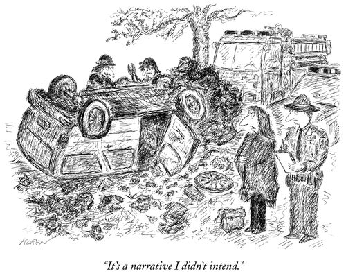 "It's a narrative I didn't intend."