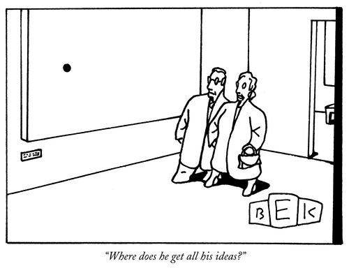 "Where does he get all his ideas?"