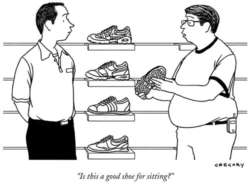 "Is this a good shoe for sitting?"