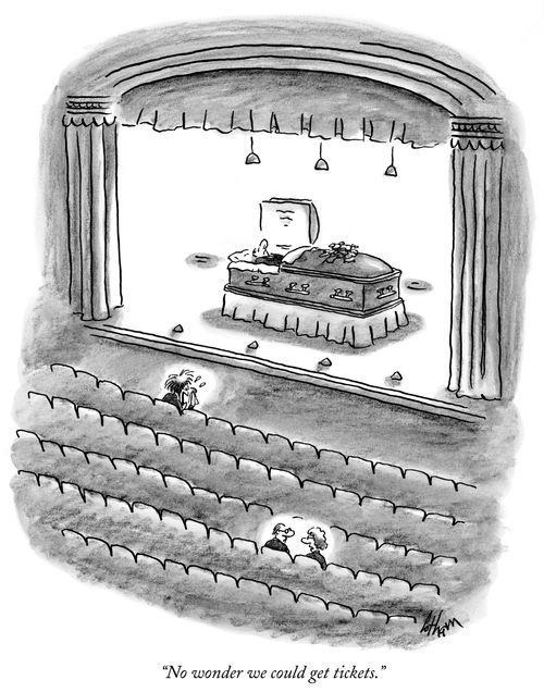 "No wonder we could get tickets."