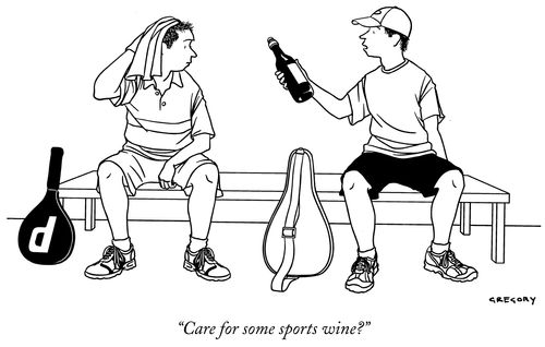 "Care for some sports wine?"