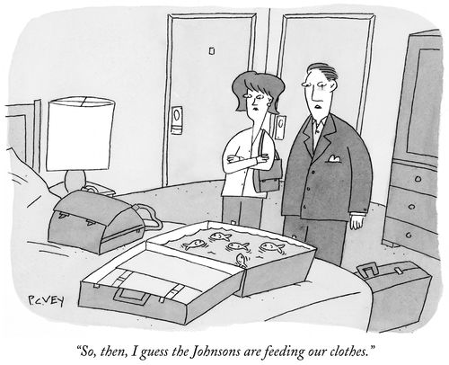 "So, then, I guess the Johnsons are feeding our clothes."