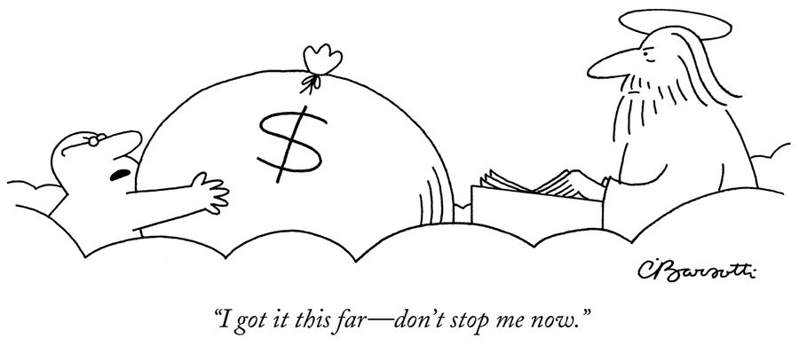 "I got it this far - don't stop me now."