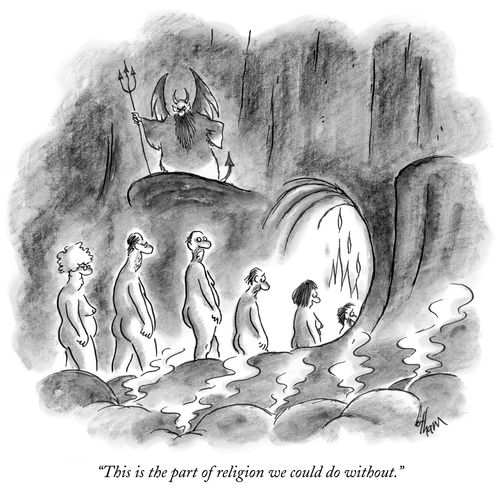 "This is the part of religion we could do without."