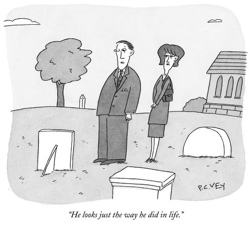 "He looks just the way he did in life."