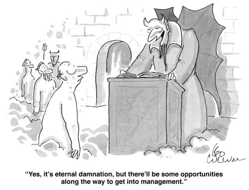 "There'll be some opportunities to get into management."