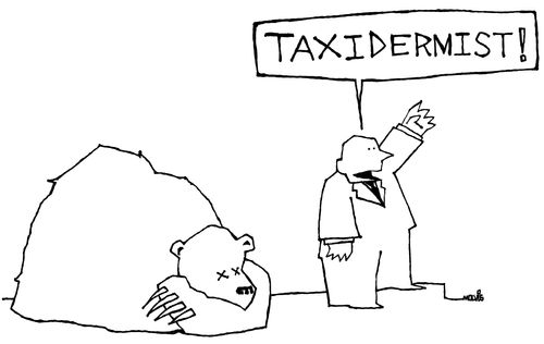 "Taxidermist!"