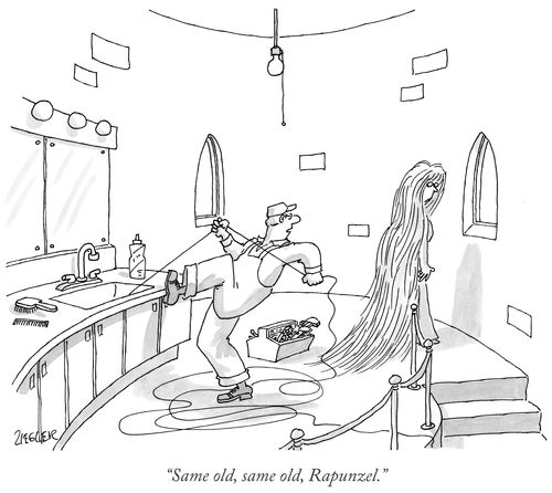 "Same old, same old, Rapunzel.