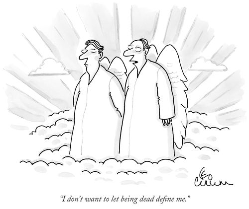 "I don't want to let being dead define me."