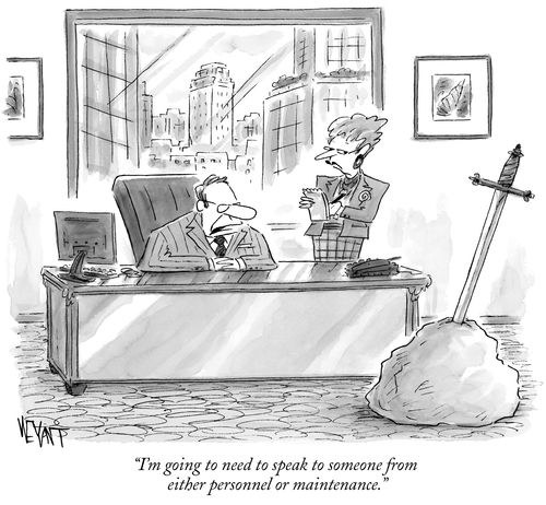 "I'm going to need to speak to someone from either personnel or maintenance."