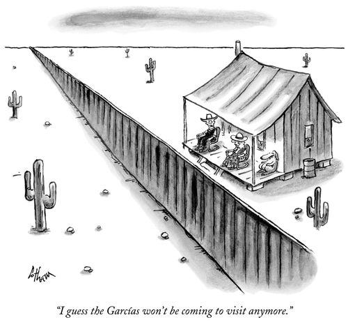 "I guess the Garcias won't be coming to visit anymore."