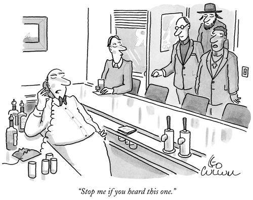 "Stop me if you heard this one."