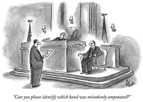 "Can you please identify which hand was mistakenly amputated."