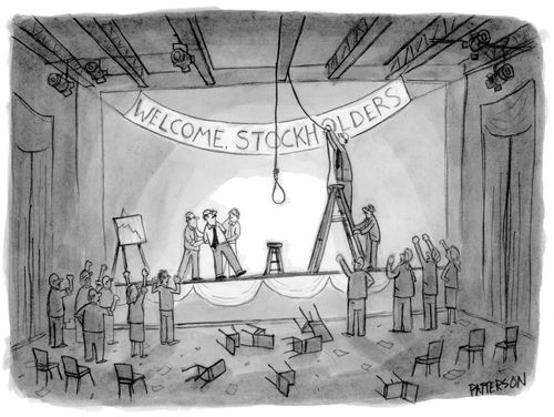 Welcome Stockholders: The Lynching