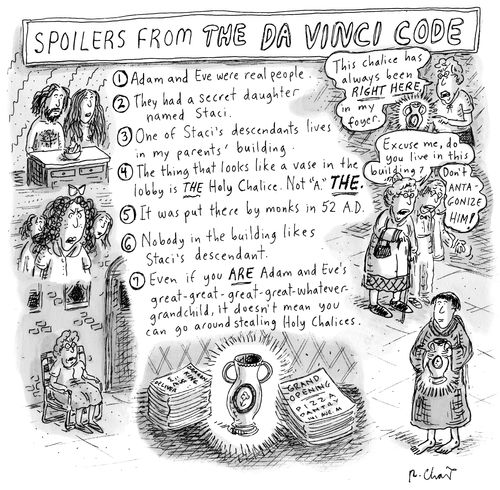 Spoilers from the Da Vinci Code