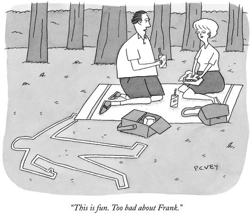 "This is fun. Too bad about Frank."