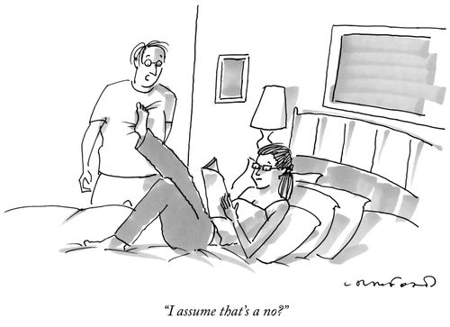 "I assume that's a no?"
