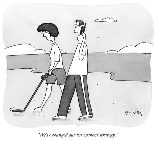 "We've changed our investment strategy."