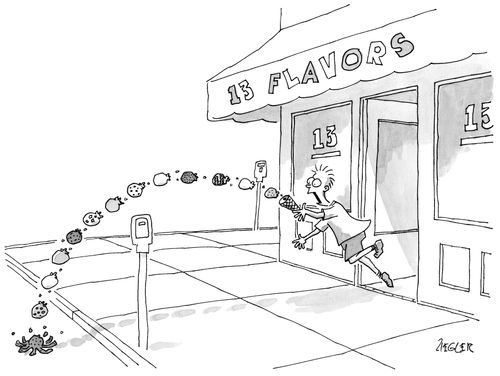 Kid drops his 13 flavor ice cream cone