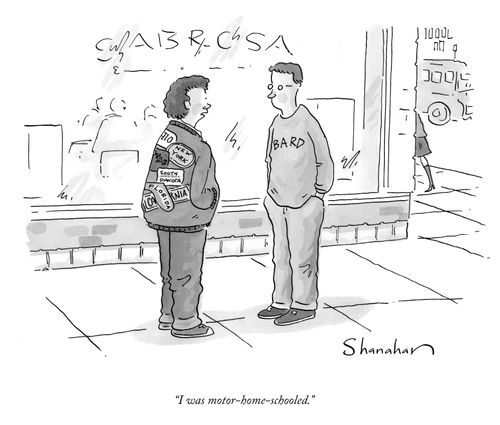 "I was motor-home-schooled."