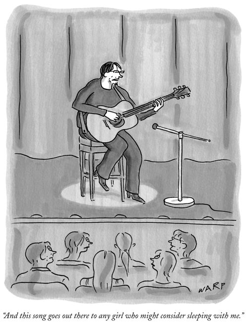 "And this song goes out there to any girl who might consider sleeping with me."
