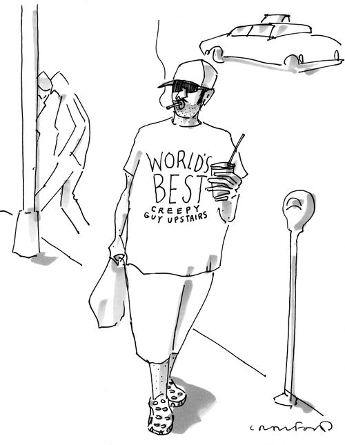 World's best creepy guy upstairs.