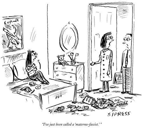 "I've just been called a 'materno-fascist.' "