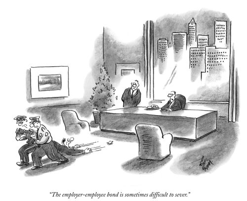 "The employer-employee bond is sometimes difficult to sever."