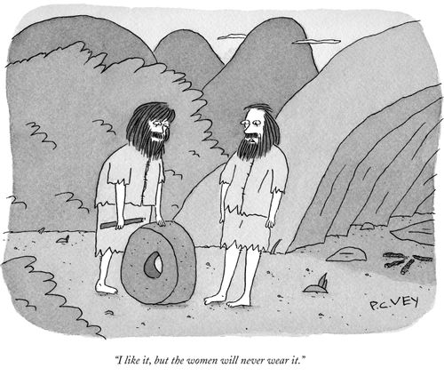 "I like it, but the women will never wear it."