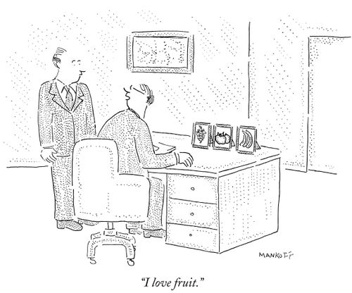 "I love fruit."