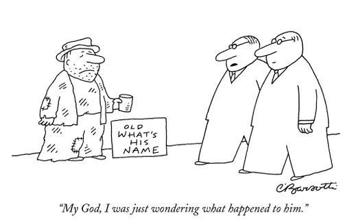 "My God, I was just wondering what happened to him."