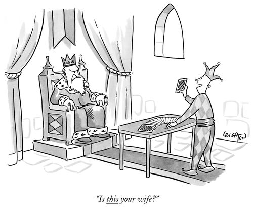 "Is this your wife?"
