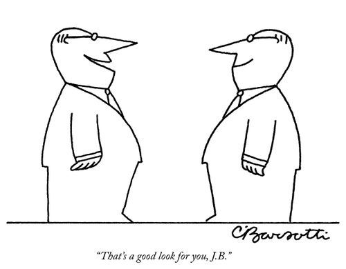 "That's a good look for you, J.B."