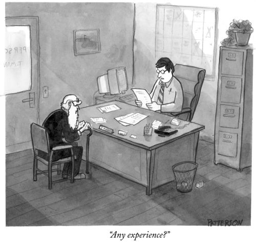 "Any experience?"