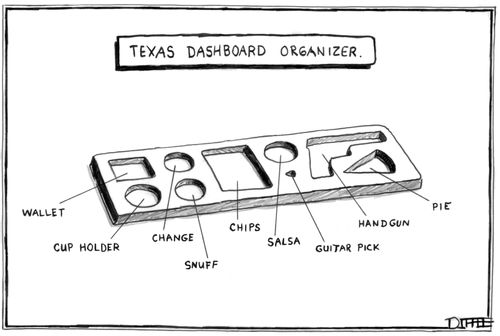 Texas Dashboard Organizer