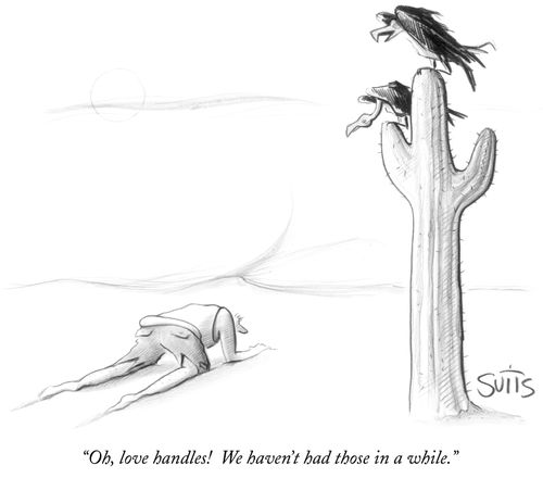 "Oh, love handles! We haven't had those in a while."