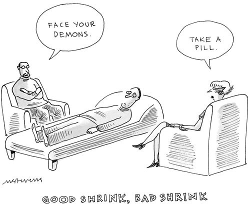 Good shrink, bad shrink.
