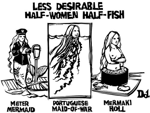 Less Desirable Half-Women Half-Fish