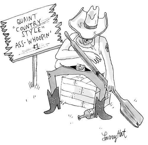 Quaint "country style" ass-whooping $1