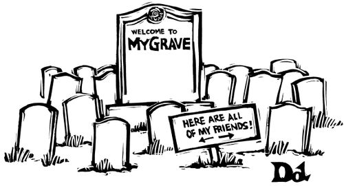 Welcome to MyGrave - Here are all of my friends!