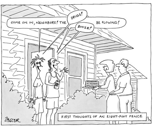 First Thoughts Of An Eight-Foot Fence