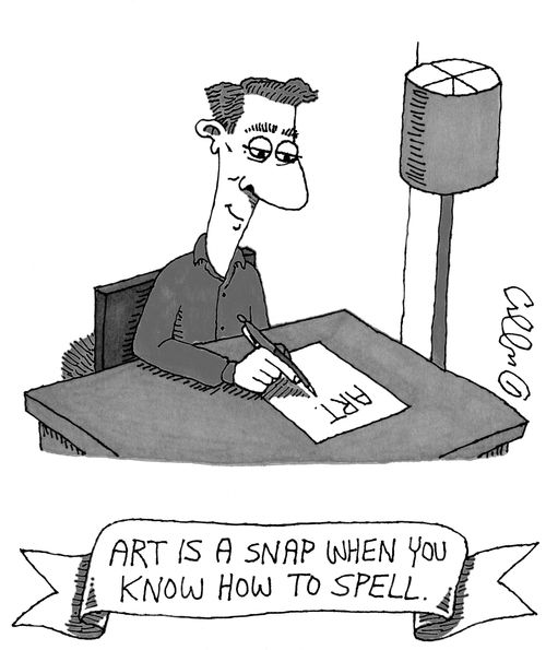 Art Is A Snap When You Know How To Spell