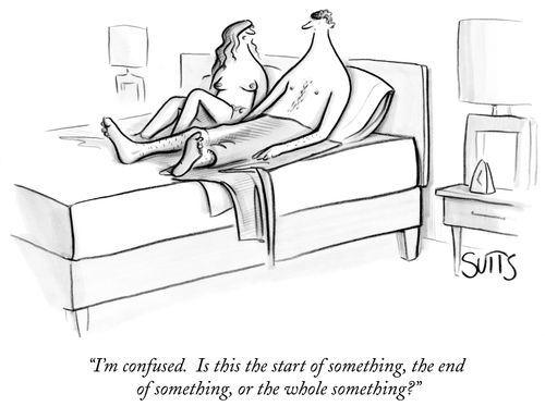 "I'm confused. Is this the start of something, the end of something, or the whole something?"