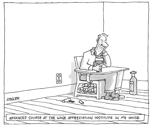 Advanced course at the Wine Appreciation Institute in my house.