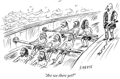 "Are we there yet?"