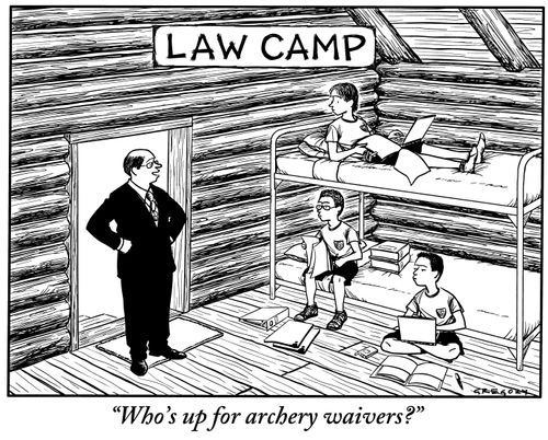 "Who's up for archery waivers?"