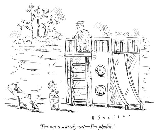 "I'm not a scaredy-cat - I'm phobic."