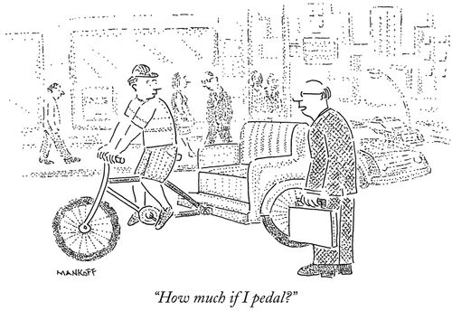 "How much if I pedal?"